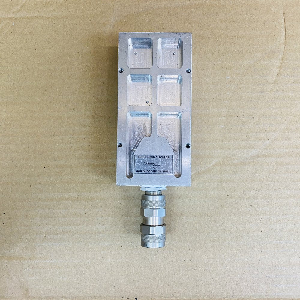 ABER ABAN-8610-SE-RHC High-Gain RHC Directional Microwave Antenna 8.6-10GHz Used
