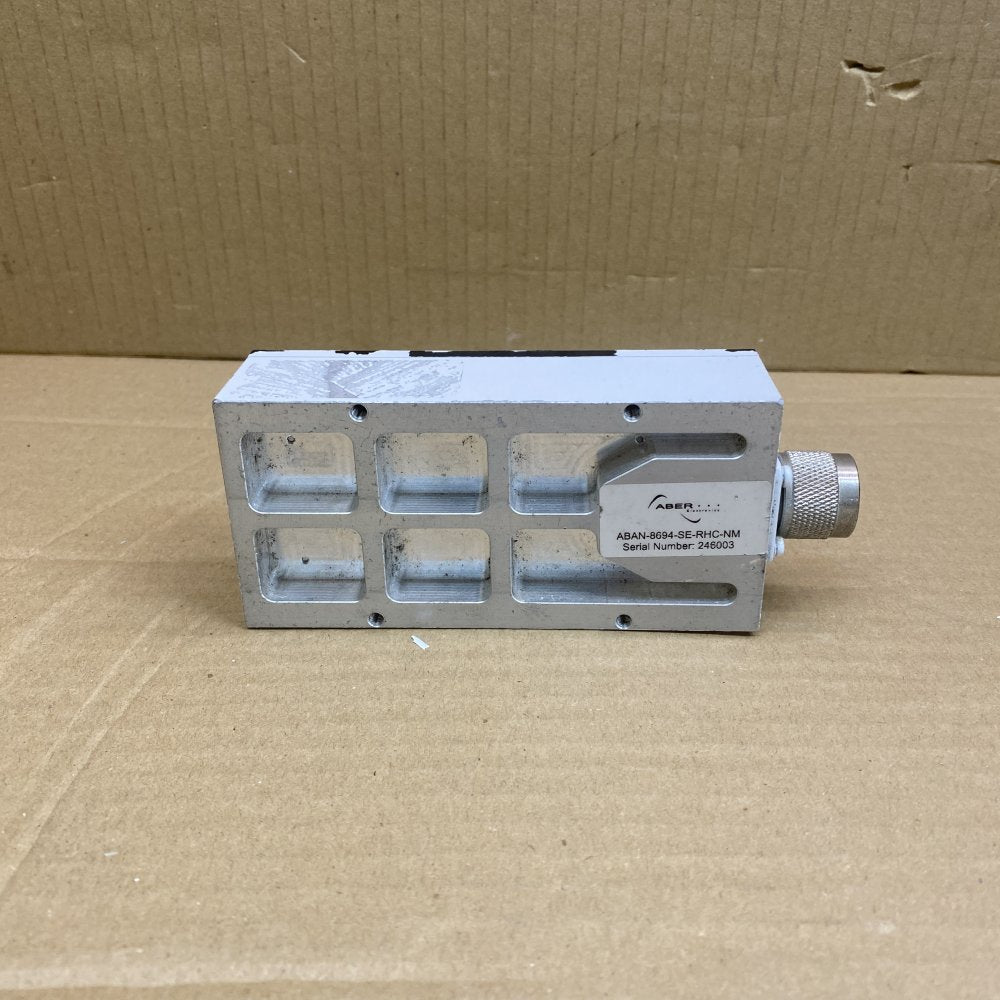 High Performance Antenna 8.6-9.4GHz RHC for Defence by ABER Electronics UK