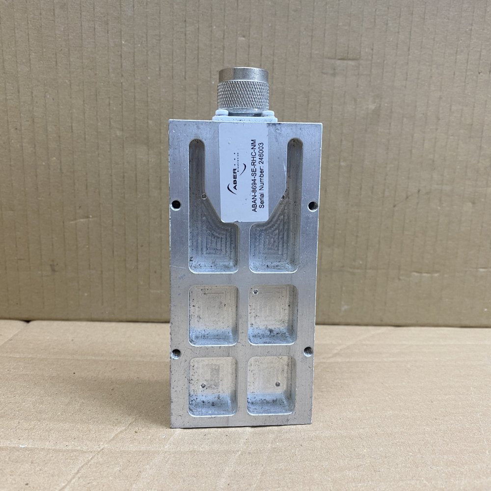ABER ABAN-8694-SE-RHC-NM Antenna 8.6-9.4GHz RHC Type-N Male - Used