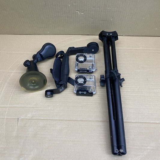 Action Camera Accessories Universal Kit GoPro Waterproof Cases Tripod Mount
