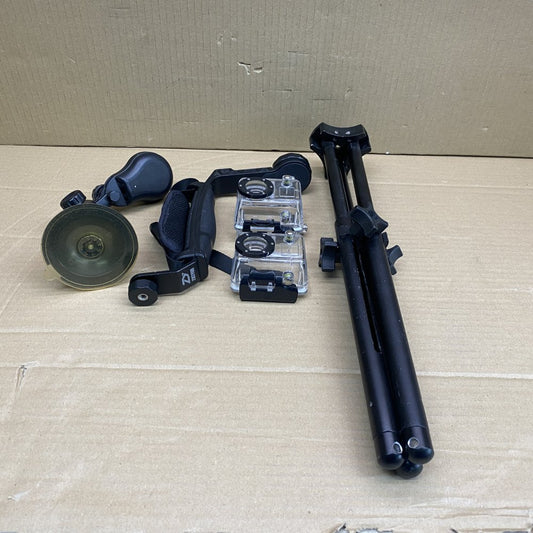 Action Camera Accessories Universal Kit GoPro Waterproof Cases Tripod Mount