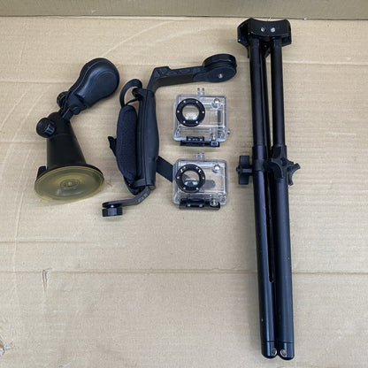 Action Camera Accessories Universal Kit GoPro Waterproof Cases Tripod Mount