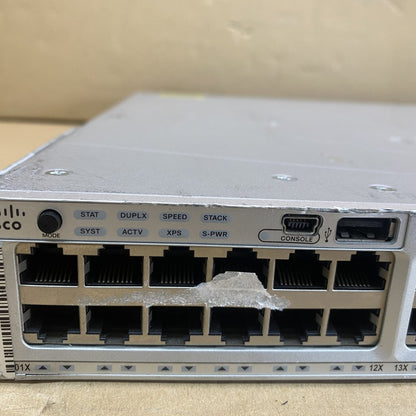 Industrial Ethernet Switch Cisco Catalyst 3850 48-Port PoE UPOE Rack-Mount