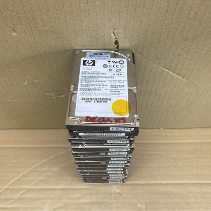 Server Hard Drives HP 72GB 10K RPM SAS 2.5in ProLiant Lot of 14 Tested