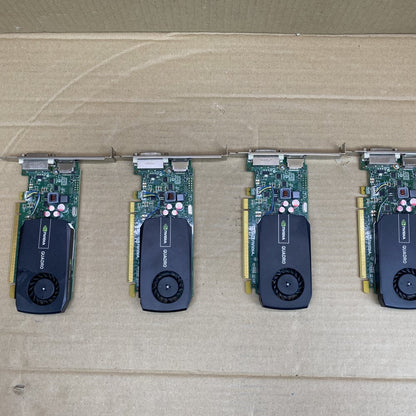 NVIDIA Quadro 410 GPU 4x Bundle 512MB DDR3 PCIe x16 DisplayPort DVI