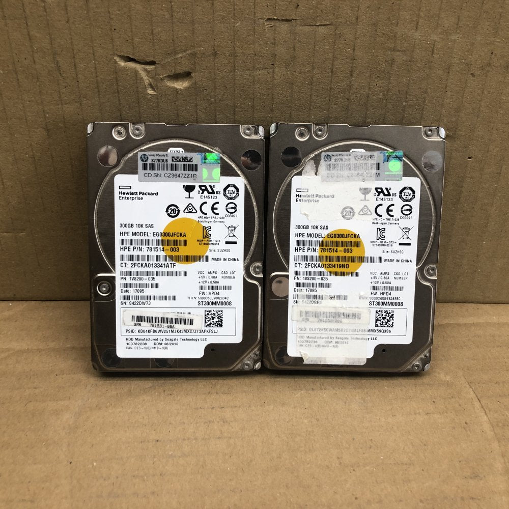 Enterprise SAS Hard Drives 10K RPM WD HP Dell JobLot 10x 12Gbps 900GB 600GB