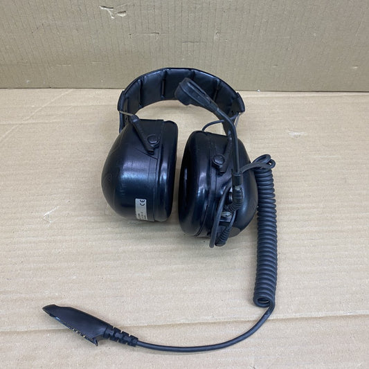 3M Peltor Tactical Headset MT53H79A-32 Noise-Cancel Mic Damaged Black
