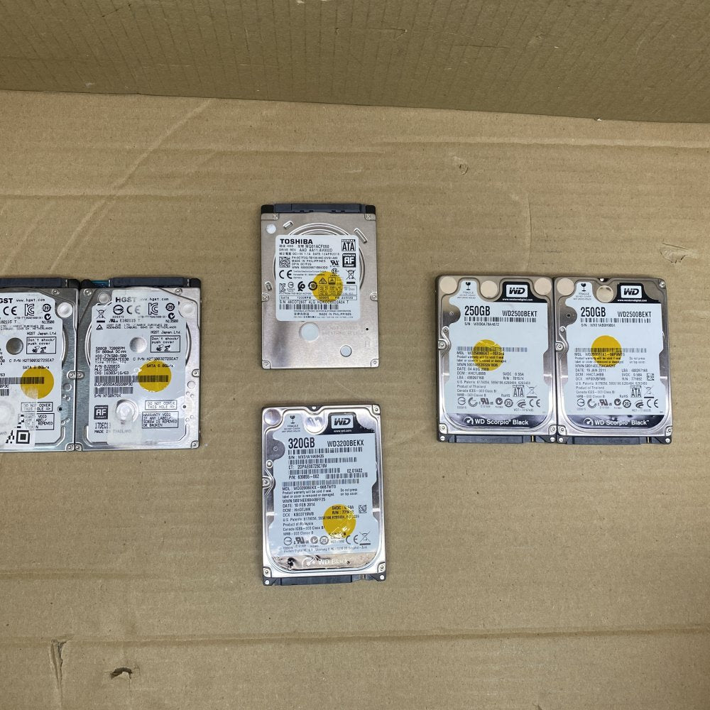 Reliable Toshiba WD HGST 2TB 7200RPM 2.5" SATA Laptop HDD Storage