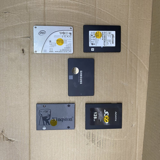 High-Speed 2.5 inch SATA SSD Bundle 1274GB Samsung Kingston Intel ADATA