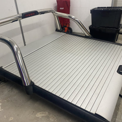 Ford Ranger Aluminum Roller Shutter, Chrome Roll Bar 2012-22 Double Cab
