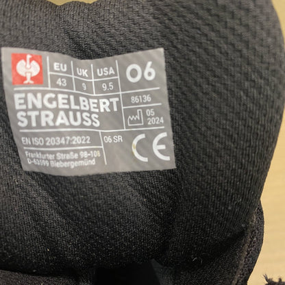 Industrial Durable Work Boots, Strauss Engelbert, Size UK 9, Heavy-Duty
