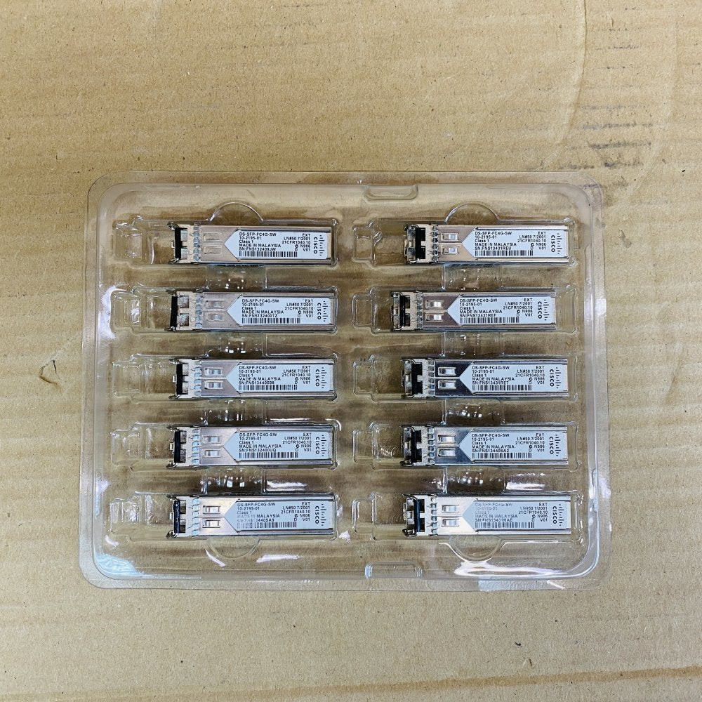 Cisco DS-SFP-FC4G-SW Professional Fiber Channel SFP 4Gbps Bundle