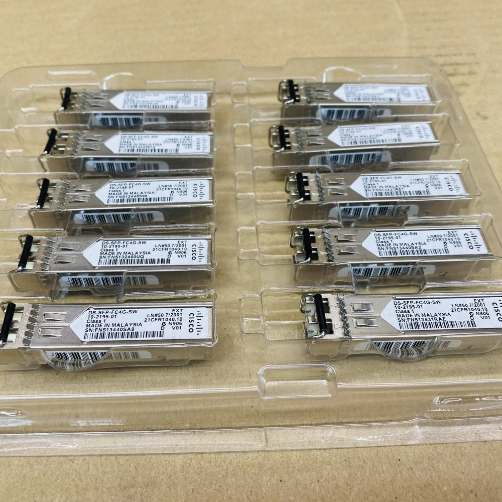Cisco DS-SFP-FC4G-SW Professional Fiber Channel SFP 4Gbps Bundle
