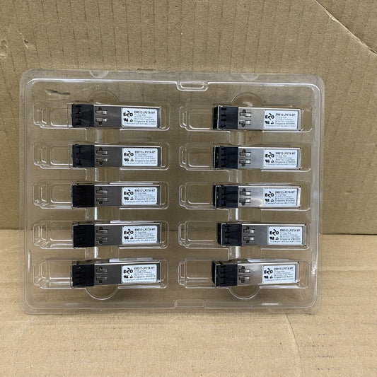 10x Gigabit SFP Transceiver, E2O EM212-LP3TA-MT 850nm LC, 1.25Gbps