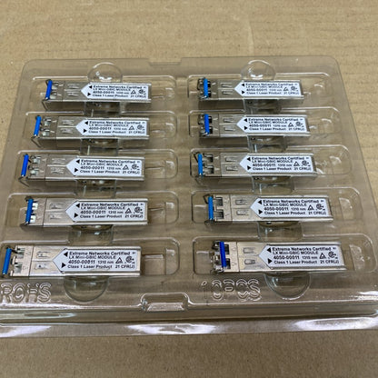 SFP Extreme Network Certified Lx Mini GBIC Module 4050-00011 1310 10 Pack