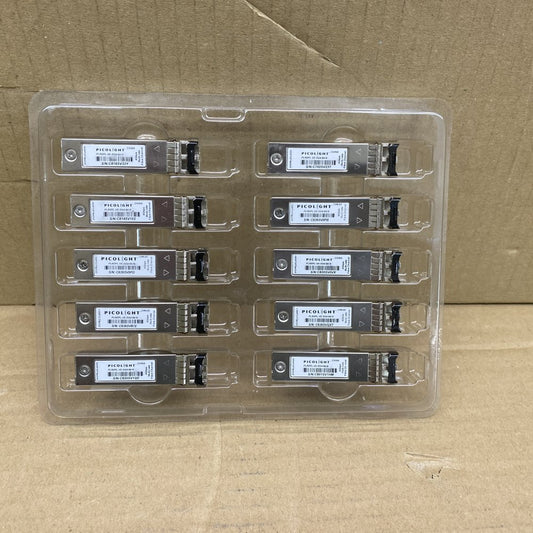 4Gb Fibre Optic Transceiver x10, PicoLight PLRXPL-VE-SG4-64-N, High-Density