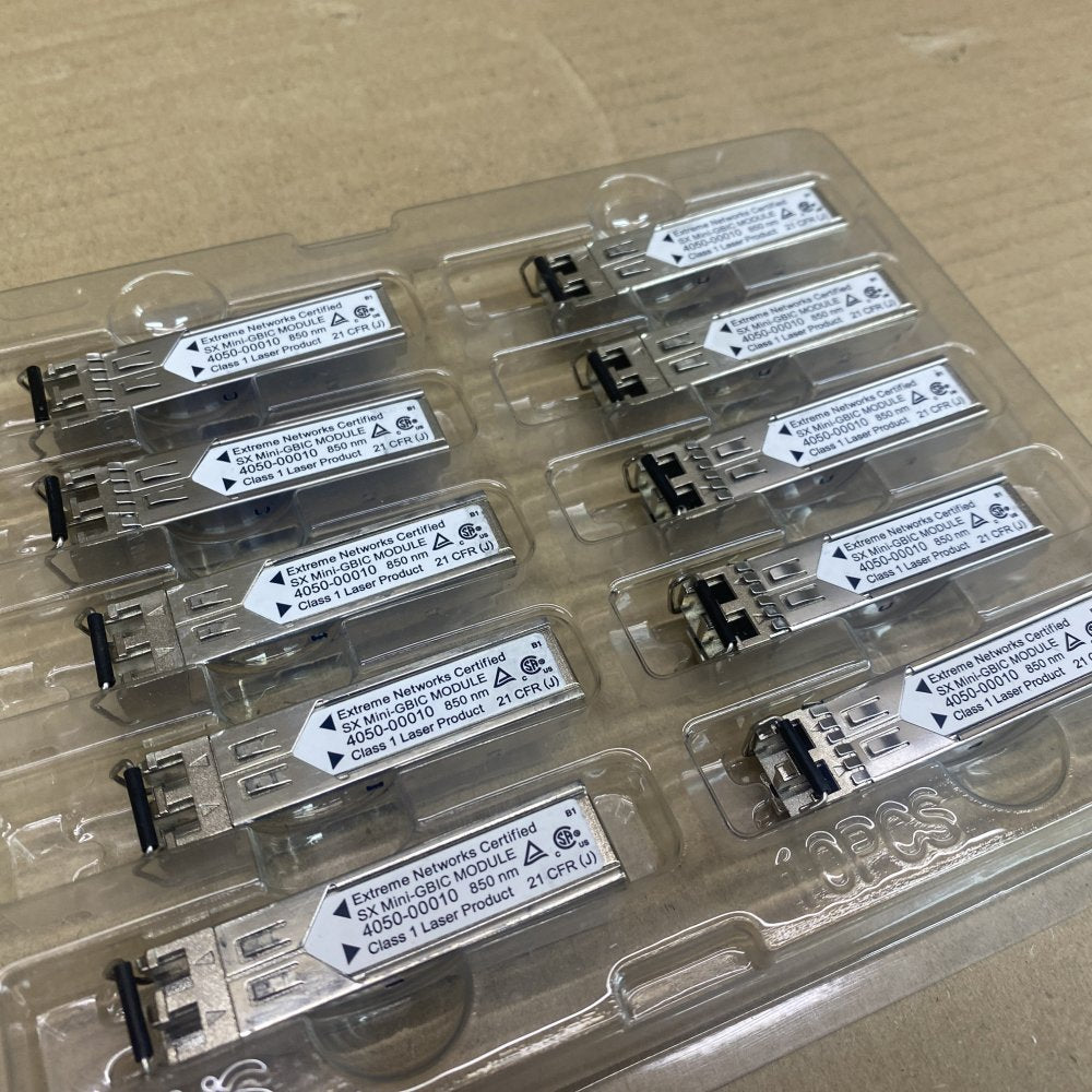 SFP Extreme Networks LX Mini GBIC Module 4050-00010 850NM 10-Pack