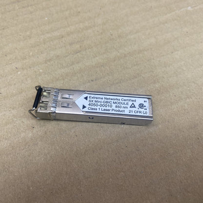 SFP Extreme Networks LX Mini GBIC Module 4050-00010 850NM 10-Pack