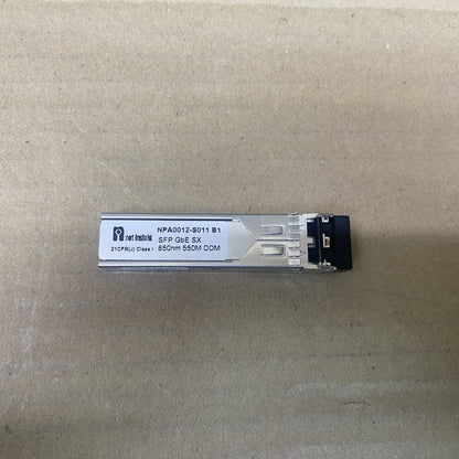 SFP GbE SX Transceiver NPA0012-S011 B1, 850nm, 1Gbps, 550m (10 Pack)