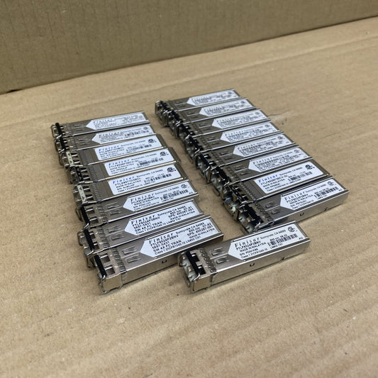 Professional Optical Modules 1G/10G Multi-Mode Finisar SFP Lot of 17