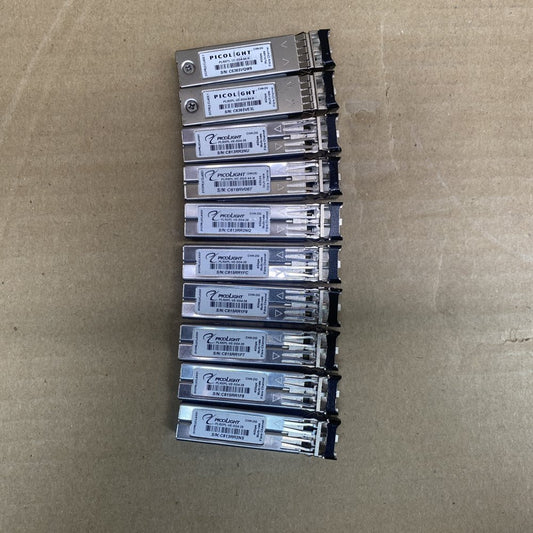 Lot of 10 Prolight PLRXPL-VE-SG4-26 SFP Optical Modules – 4.25Gbps Fibre Channel