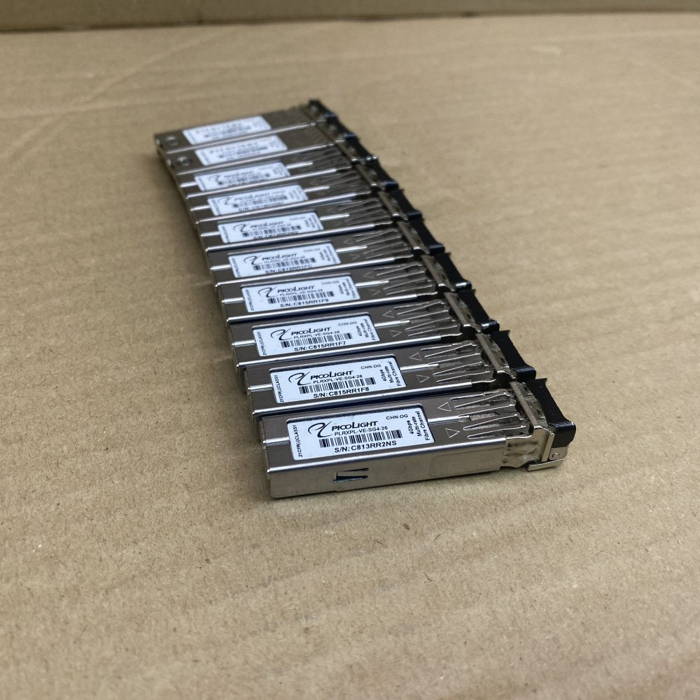 Lot of 10 Prolight PLRXPL-VE-SG4-26 SFP Optical Modules – 4.25Gbps Fibre Channel