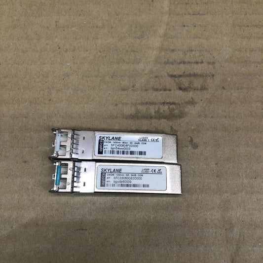 Skylane CWDM Fiber Transceivers 4G 80km 24dB DDM, GE, LC, 1430/1330nm