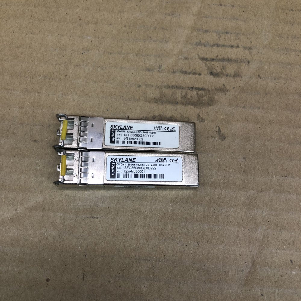 Skylane CWDM Fiber Transceivers 4G 80km 24dB DDM, GE, LC, 1430/1330nm