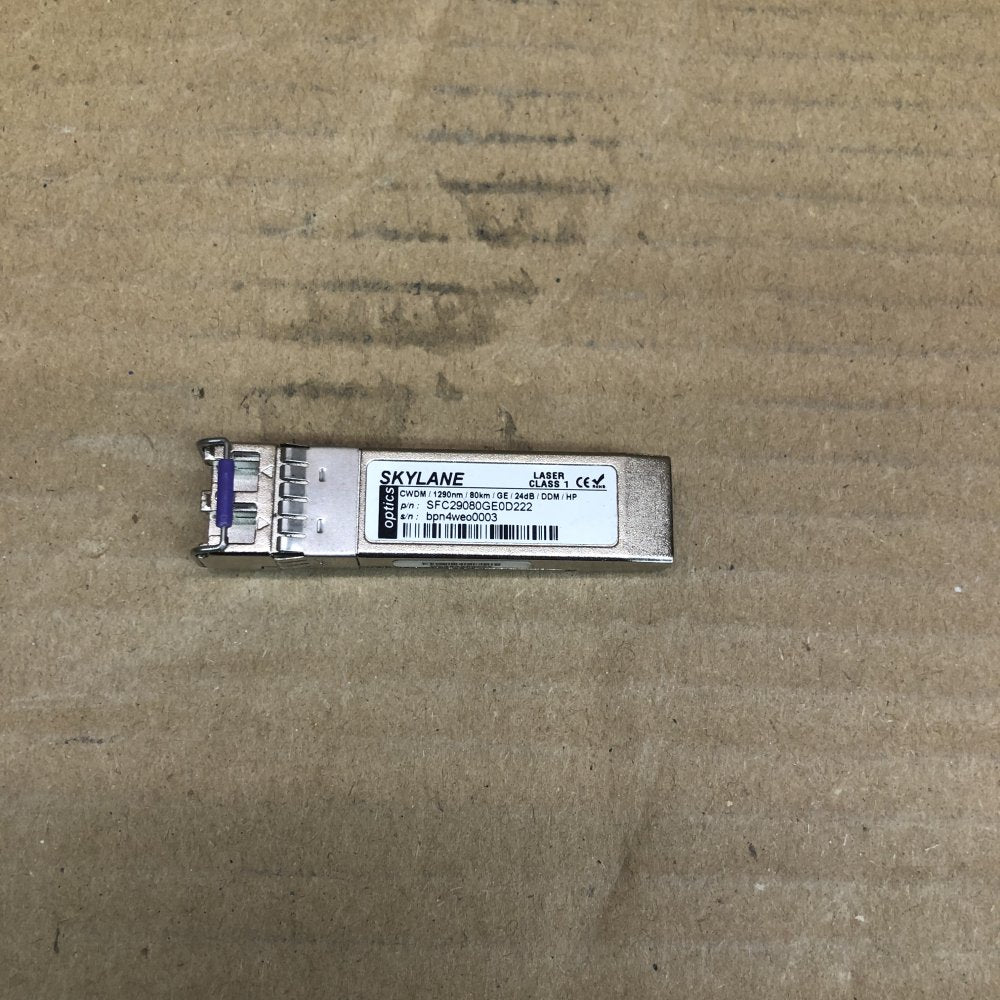 Skylane CWDM Fiber Transceivers 4G 80km 24dB DDM, GE, LC, 1430/1330nm