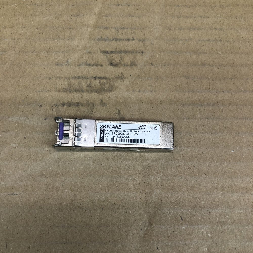 Skylane CWDM Fiber Transceivers 4G 80km 24dB DDM, GE, LC, 1430/1330nm