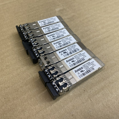 Lot of 7 Avago AFBR-709SMZ 10G SFP+ Optical Modules – 850nm SR Multimode – Used