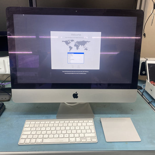 Office All-in-One iMac Intel i5 8GB 120GB SSD 21.5in Cracked Display