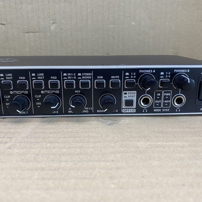 Studio USB Audio Interface, Behringer UMC1820, 24-Bit/96kHz, Rackmount