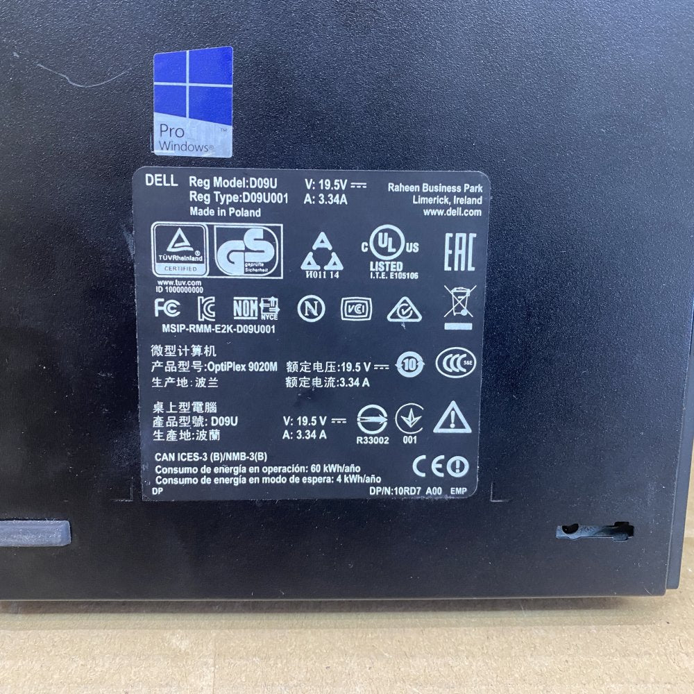 Dell OptiPlex 9020 SFF i5-4590T 8GB 128GB SSD Win 11 Pro HDMI USB 3.0