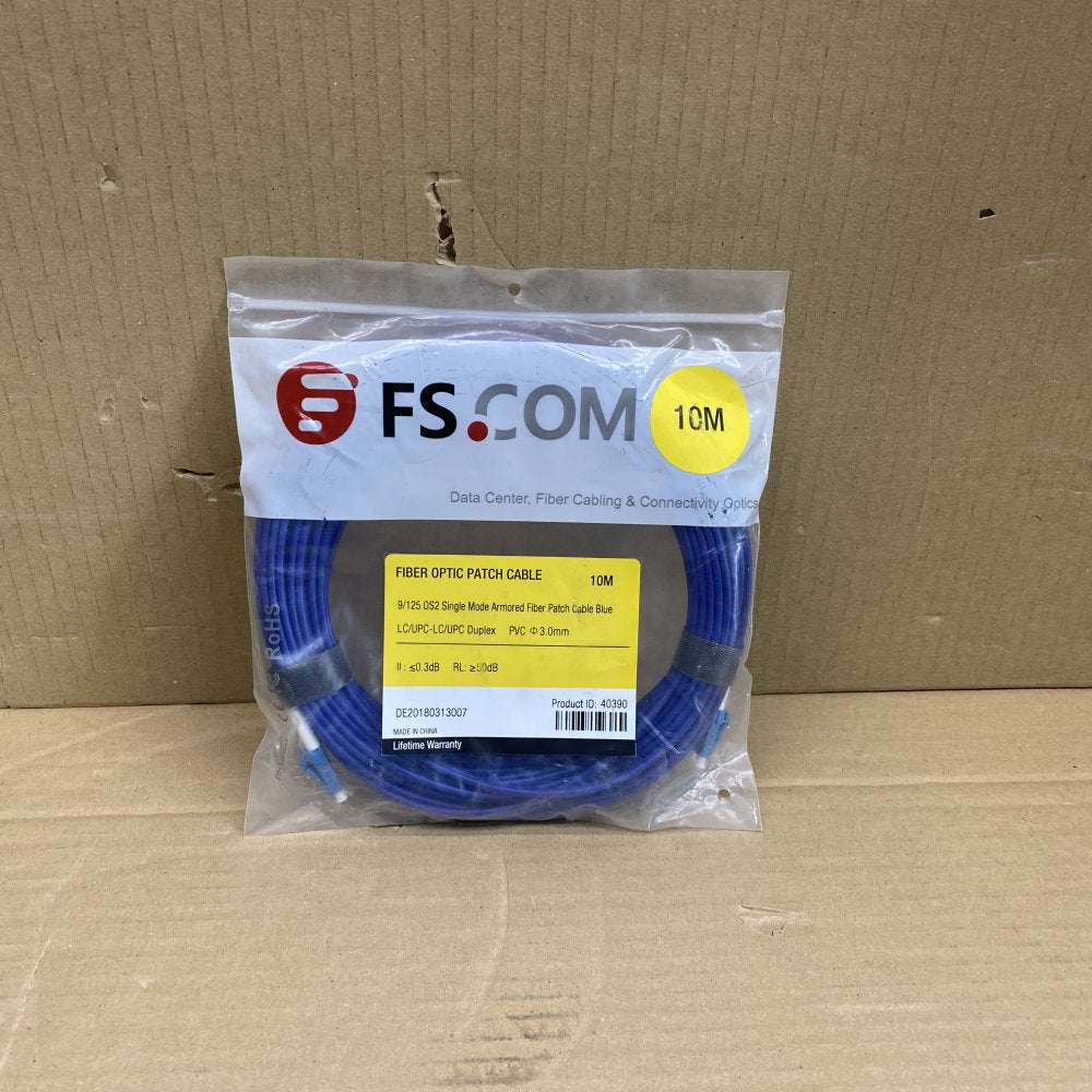 Single-Mode Fibre Optic Cables Huber+Suhner LC-LC Duplex Radox Sheathing