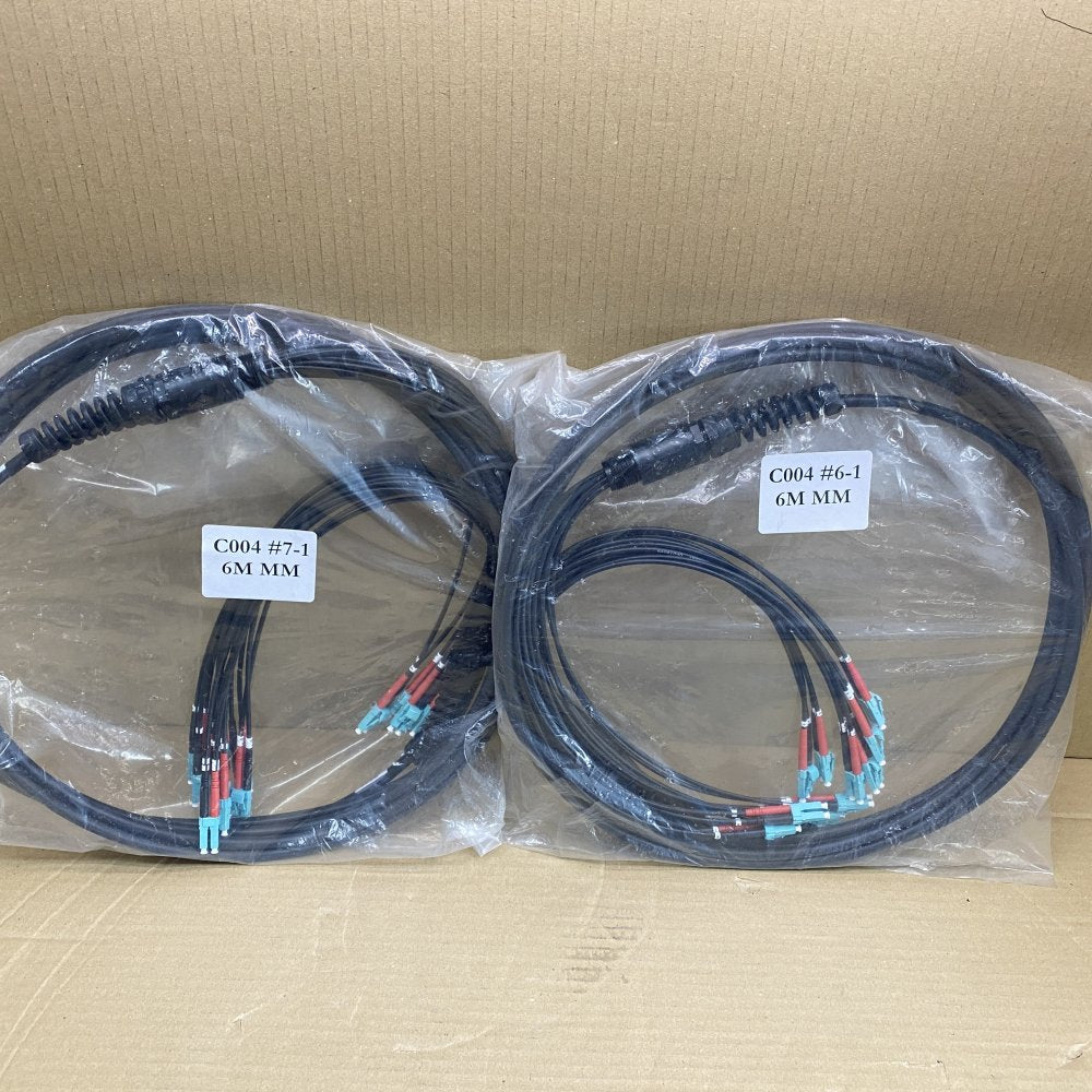 Single-Mode Fibre Optic Cables Huber+Suhner LC-LC Duplex Radox Sheathing