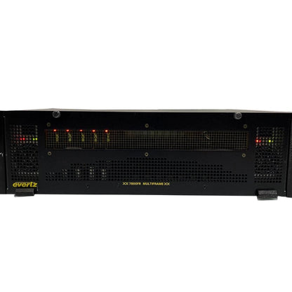 Evertz 7800FR-QT 3RU Multiframe + 3x 7707VR-4 Quad SD / Dual HD Cards