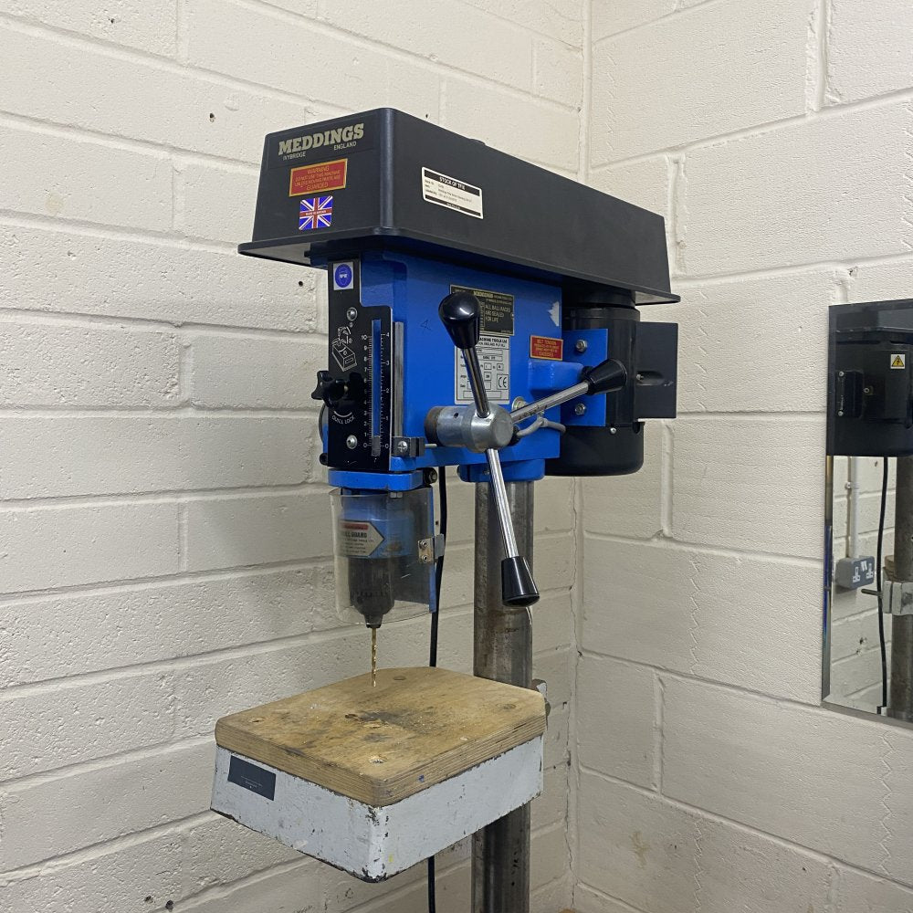Meddings Pillar Bench Standing Drill DT/F/1PH Machine Engineer Workshop