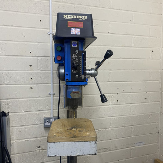 Meddings Pillar Bench Standing Drill DT/F/1PH Machine Engineer Workshop