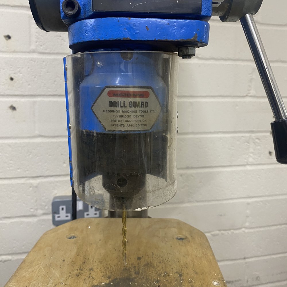 Meddings Pillar Bench Standing Drill DT/F/1PH Machine Engineer Workshop