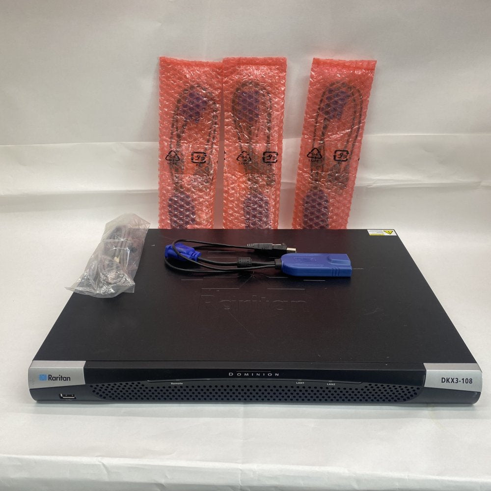 Raritan DKX3-108 KVM-over-IP Switch, Professional, 8 Port, USB, Ethernet