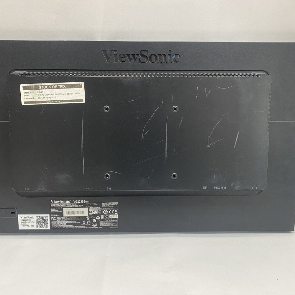Professional 1080p Full HD Monitor, ViewSonic VG2239Smh, HDMI USB, No Stand