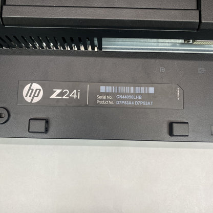 HP Monitor, Z24i 24" 1920x1200 DVI DP USB LED with LCD Speaker Bar