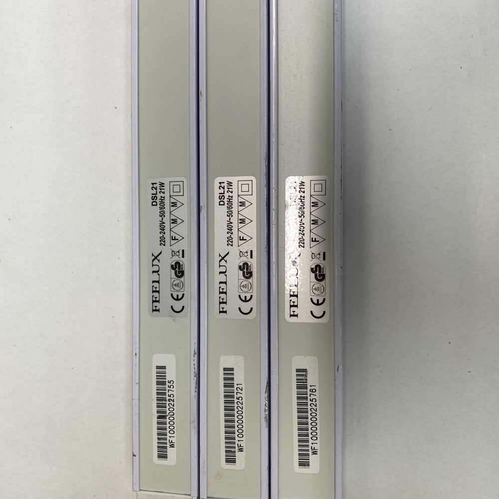 Office Fluorescent Light Feelux SlimLamp DSL21 21W 220-240V, 3 Pack
