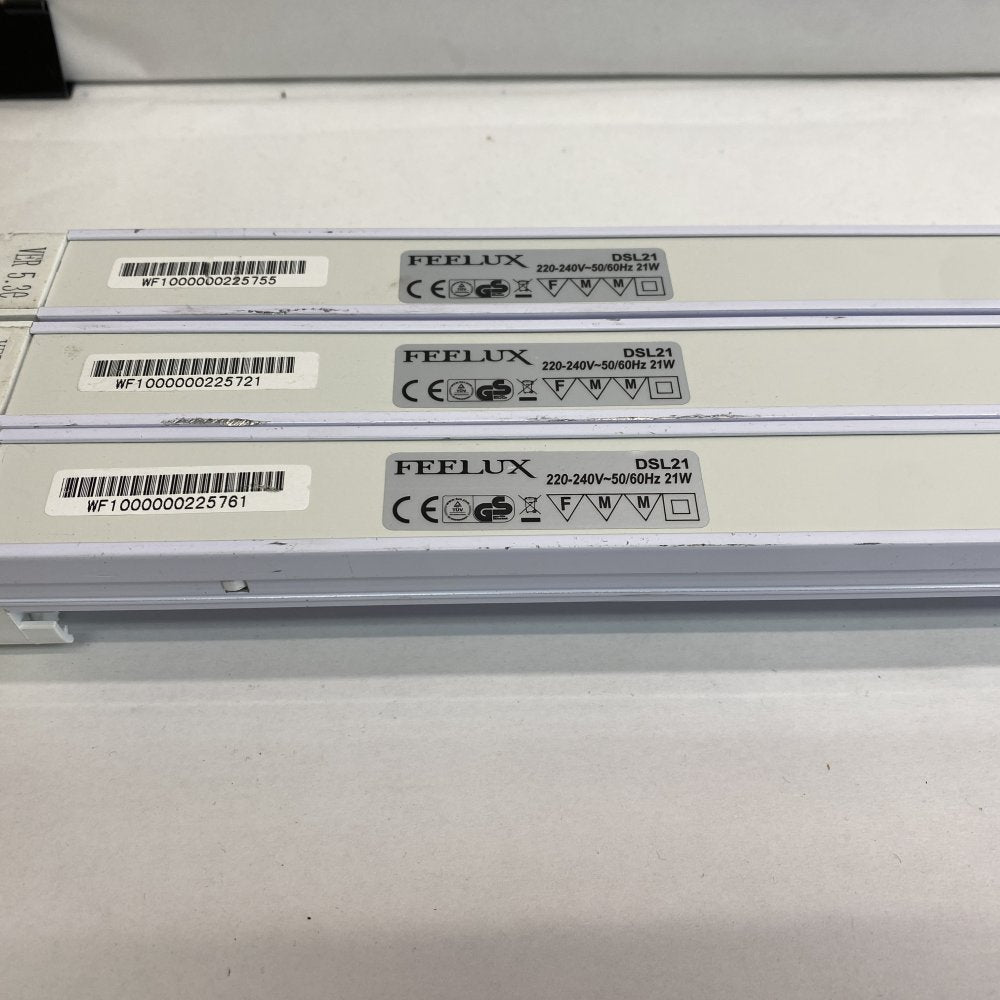 Office Fluorescent Light Feelux SlimLamp DSL21 21W 220-240V, 3 Pack