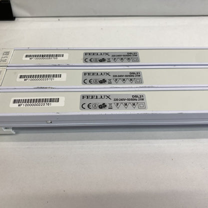 Office Fluorescent Light Feelux SlimLamp DSL21 21W 220-240V, 3 Pack