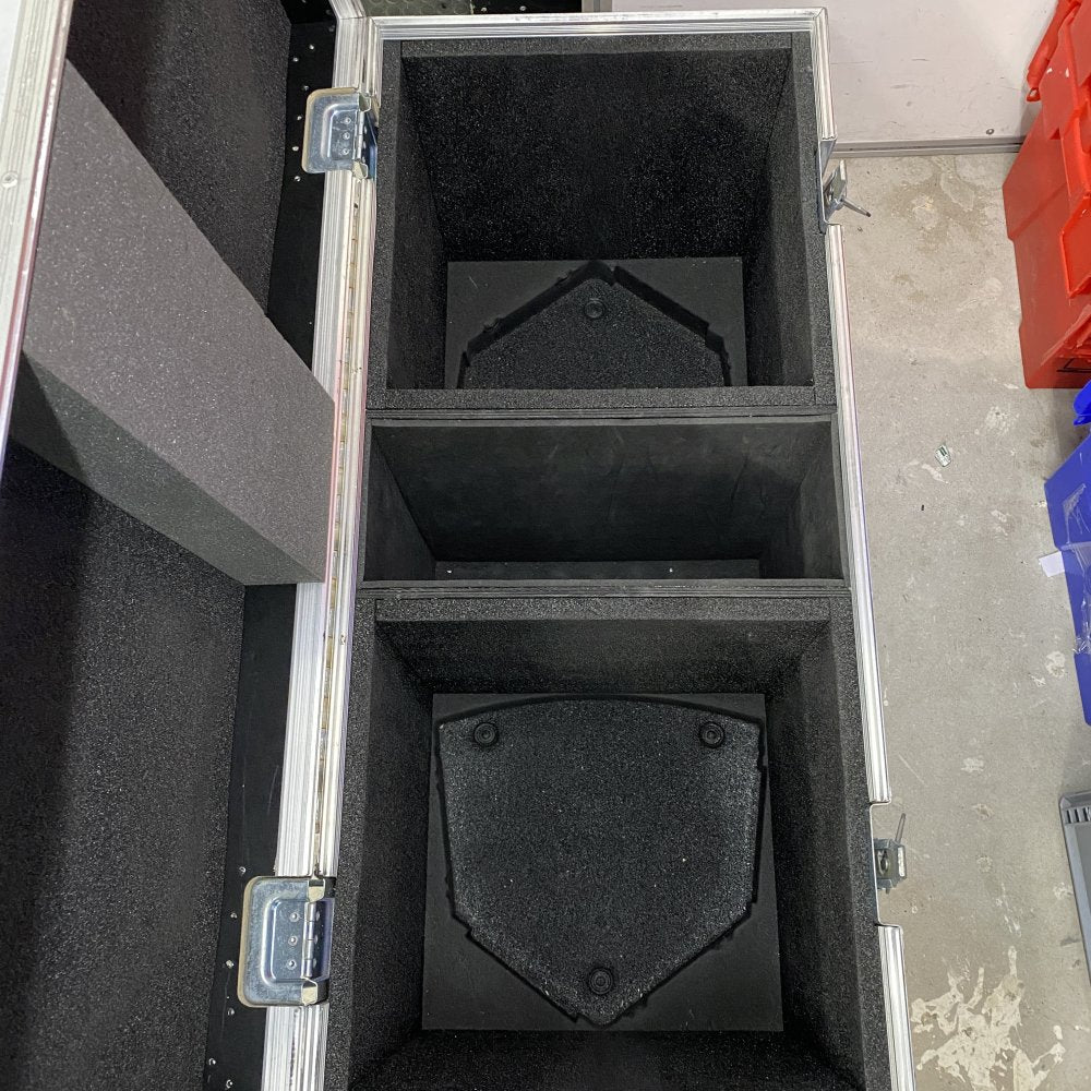 Professional AV Storage Flight Case 5 Star, Foam Compartments, 102x46x73cm