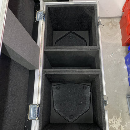 Professional AV Storage Flight Case 5 Star, Foam Compartments, 102x46x73cm