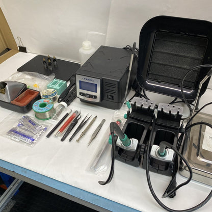 Professional Soldering Station Bundle JBC DD-2B, Fume Extractor, 150W 230V Kit