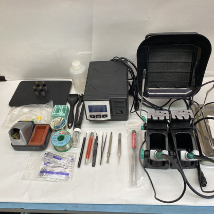 Professional Soldering Station Bundle JBC DD-2B, Fume Extractor, 150W 230V Kit